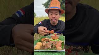 พะโล้แจ่วพริกรากผักชีแซ่บๆ พะโล้พะโล้ mukbang สายกิน food [upl. by Priest]