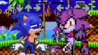 Friday Night Funkin Dorkly Sonic VS Coldsteel the Hedgeheg [upl. by Gonagle]