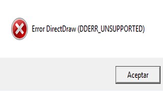 Reparar Error Direct Draw DDERR UNSUPPORTED [upl. by Hunt]