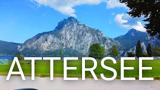 Driving along Attersee Austria [upl. by Adilen]