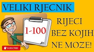 1100 RIJECI BEZ KOJIH SE NE MOZE [upl. by Galatia974]