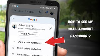 How to know your gmail account password if you forgot [upl. by Eibrad761]