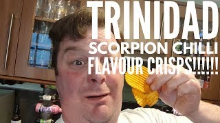 The Hottest Potato Chips In The World  Seabrook Fire Eaters Trinidad Scorpion Chilli Crisps [upl. by Melda]