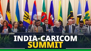 LIVE PM Modi attends IndiaCARICOM Summit in Georgetown Guyana [upl. by Normand]