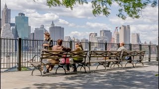 NYC LIVE Walk Brooklyn to Manhattan via Brooklyn Heights amp Bridge Dumbo Financial District [upl. by Atel332]