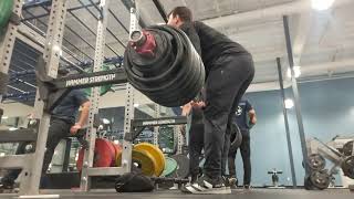 Straight Leg Deadlift  330lbs  150kg x 7 [upl. by Lonne580]