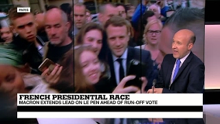 France Presidential Debate Macron widens lead over Le Pen in final days before vote [upl. by Groark]