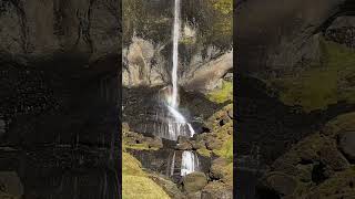 fossasidu iceland waterfall water cliff rainbow sun nature outdoors [upl. by Curren788]