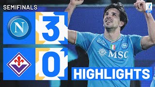 NAPOLIFIORENTINA 30  HIGHLIGHTS  Napoli are through to the final  EA SPORTS FC Supercup 202324 [upl. by Yatzeck210]