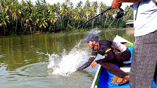 പുഴയിലെ കൊമ്പനെ പൊക്കി🎣Barramundhi Fishingkalanji fishingbarramundhiKerala FishingVillageFishing [upl. by Macdougall518]