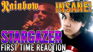 INSANE FIRST TIME REACTION TO RAINBOW  STARGAZER LIVE [upl. by Maybelle]