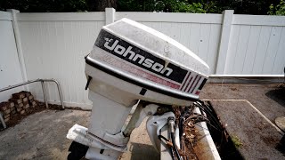 1991 Johnson 40hp Outboard [upl. by Desai]