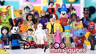 Did I get a complete set Opening Disney 100 minifigures series blind bags [upl. by Natsirk440]