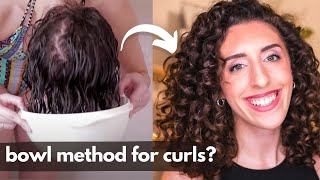 The Bowl Method  Curly Hair Routine for Hydrated Curls [upl. by Drummond]