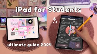 iPad for Students ✏️ Ultimate Guide Note Taking Best Apps Tips amp More 💕 Back to School [upl. by Yllitnahc]