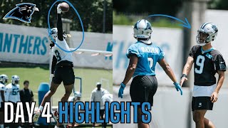 The Carolina Panthers Have EMERGING Stars In OTAs  Panthers News  Day 4 OTA Highlights [upl. by Ahsinut]