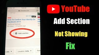 YouTube Add Section Not Showing Fix  Customise YouTube Channel Layout [upl. by Okramed]