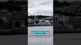 🩷 Northern Ireland Londonderry amp River Foyle 🗺️ 北愛爾蘭德里及福伊爾河景色 [upl. by Zuzana]