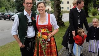 Bavarian Black Forest Wedding • Marriage in Dirndl and Lederhosen • Trachtenhochzeit [upl. by Dnaleel]