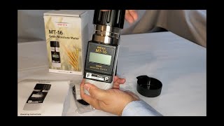 Introduction Farmex Mt16 Grain Moisture Meter  Tester [upl. by Nosauq64]