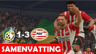 Fortuna Sittard vs PSV Samenvatting  Eredivisie 2425 [upl. by Atteloc]