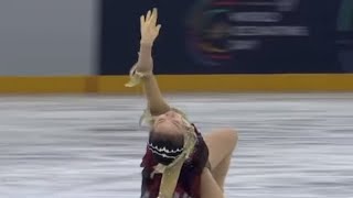 20242025  JGP WUXI  Junior Ladies FS  Shiqi GAO [upl. by Ydnim]