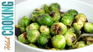 How To Roast Brussels Sprouts  Hilah Cooking [upl. by Rinum928]