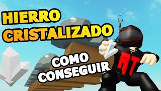 COMO CONSEGUIR HIERRO CRISTALIZADO EN ISLANDS ROBLOX [upl. by Airoled]