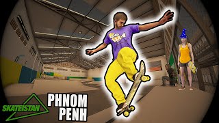 Session Skate Sim  Skateistan Phnom Penh Cambodia Edit 4K Resolution [upl. by Aniluap]