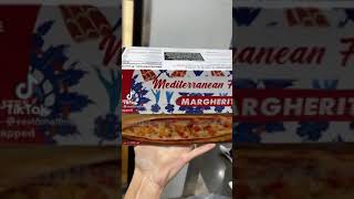 The Best Pizza from Costco  Margherita Mediterranean Flatbread [upl. by Anilehcim792]