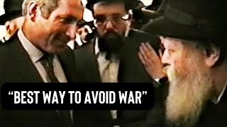 WATCH The Rebbe and Benjamin Netanyahu speak [upl. by Noyek143]