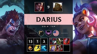 Darius Top vs Illaoi Triple Kill Legendary  NA Master Patch 1420 [upl. by Yesoj]