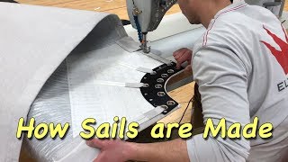 How Sails are Made  A visit to the Elvstrom Sails Loft [upl. by Lawford927]