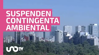 ¡Respira tranquilo Se suspende la contingencia ambiental así queda el Hoy no Circula del lunes [upl. by Aileek]