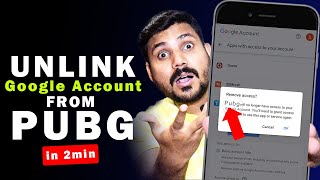 How to Unlink Google Account From Pubg  How to Unlink Email from Pubg 2023 [upl. by Troyes638]