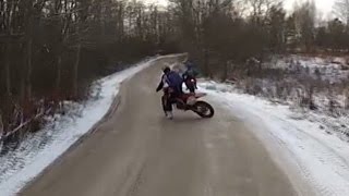 2013 Эндуро пробеги Зима Клип Enduro Winter Clip [upl. by Gabriele885]