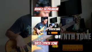 IBANEZ SR PREMIUM 1605 NTF BASS SYNTH TONE bassgitar ibanezbass shorts bassplayer basssynth [upl. by Hackett]