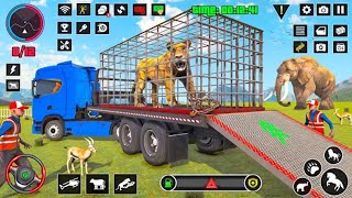 🐆 wild animal zoo transporter 3d truck driving 🔥 wild animal zoo transporter 3d truck driving game [upl. by Ancelin]