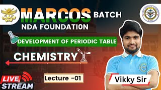 DEVELOPMENT OF PERIODIC TABLE  BY VIKKY SIR  HINDDEFENCEACADEMY [upl. by Ettebab]