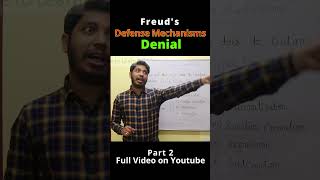 Freuds Denial Defense Mechanism 🔍 Mind Games Uncovered [upl. by Allecsirp]