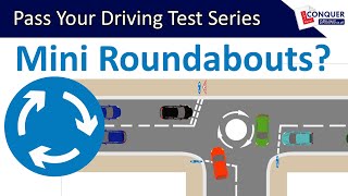 Mini Roundabouts Driving Lesson UK  Pass your Driving Test Series [upl. by Koffler]