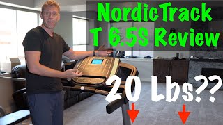 NordicTrack T 65 S Treadmill Review [upl. by Hatnamas]