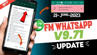 Fm Whatsapp Update V971 amp V971 How To Update Fm Whatsapp V963  fm whatsapp update kaise kare [upl. by Drews]