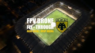 Agia Sofia Opap Arena AEK  FPV Drone [upl. by Anihsit]