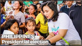 Philippines election Sole female candidate energising young voters [upl. by Aner]