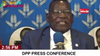 DPP PRESS BRIEFING  GEORGE CHAPONDA WASAMBWADZA MCP NDIPO WANENA ZA IMPEACHEMENT [upl. by Chapel621]