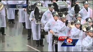 Rummel Raider Band salutes Argus Royal Court [upl. by Attenohs697]