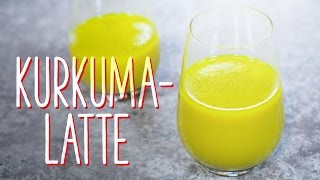 Kurkuma Latte  das neue TrendGetränk [upl. by Aleekahs]