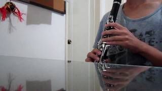 Clarinet Concert E Flat Major Scale  Two Octaves [upl. by Everara]