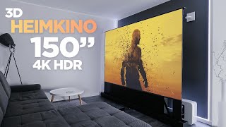 Was kann ein 8000€ Heimkino AWOL Vision LTV 3500 Pro  motorisierte Leinwand [upl. by Oona]